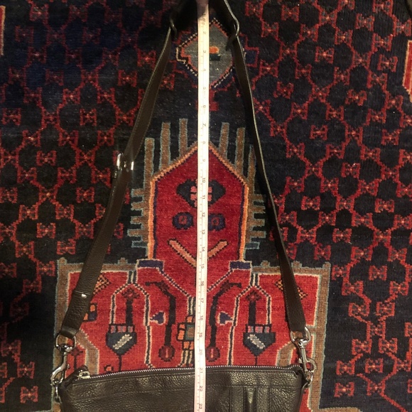 GUCCI Unisex Brown Pebble Leather Crossbody 100% Authentic - Picture 14 of 16